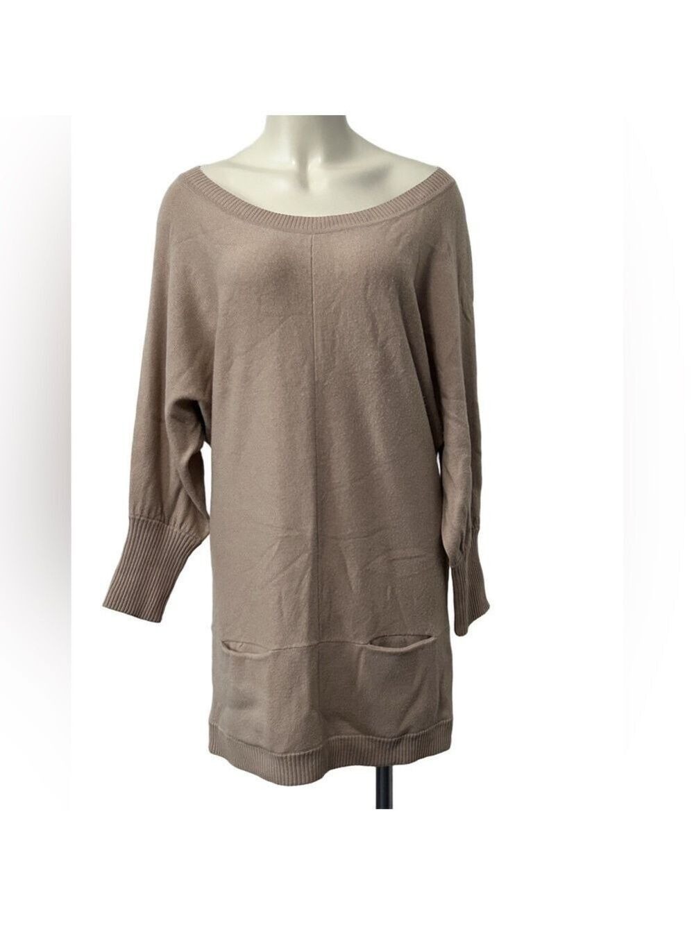 Juicy Couture Women’s Sweater Dress Tan M/L